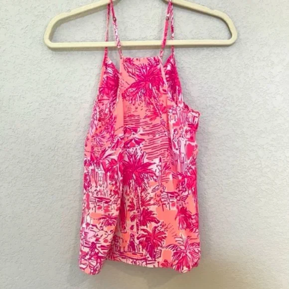Lilly Pulitzer Silk Tank Top in Rule Breakers - Picture 7 of 7